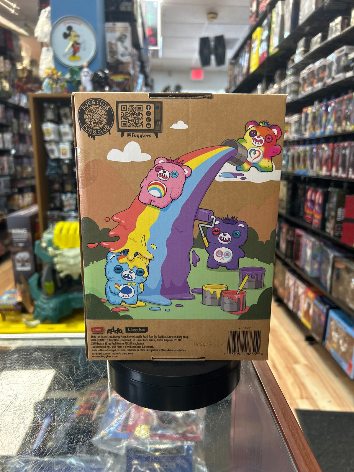 Grumpy Bear -Care Bears- (Fuggler, Zuru Spinmaster) **NEW** product image 3, provided for visual reference and product