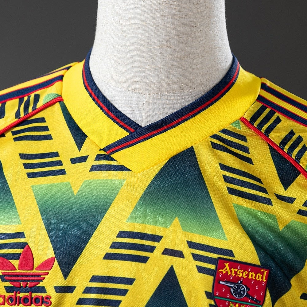Arsenal Jersey 1991-93 Away Retro Football Kit Long Sleeves product image 7