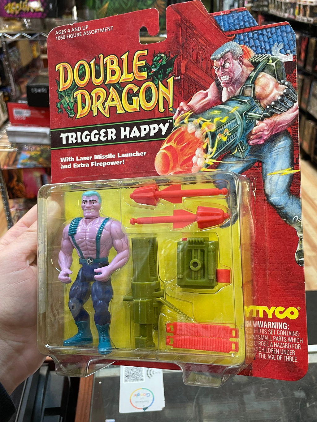 Trigger Happy (Vintage Double Dragon, Tyco)**SEALED** product image 4, provided for visual reference and product detail