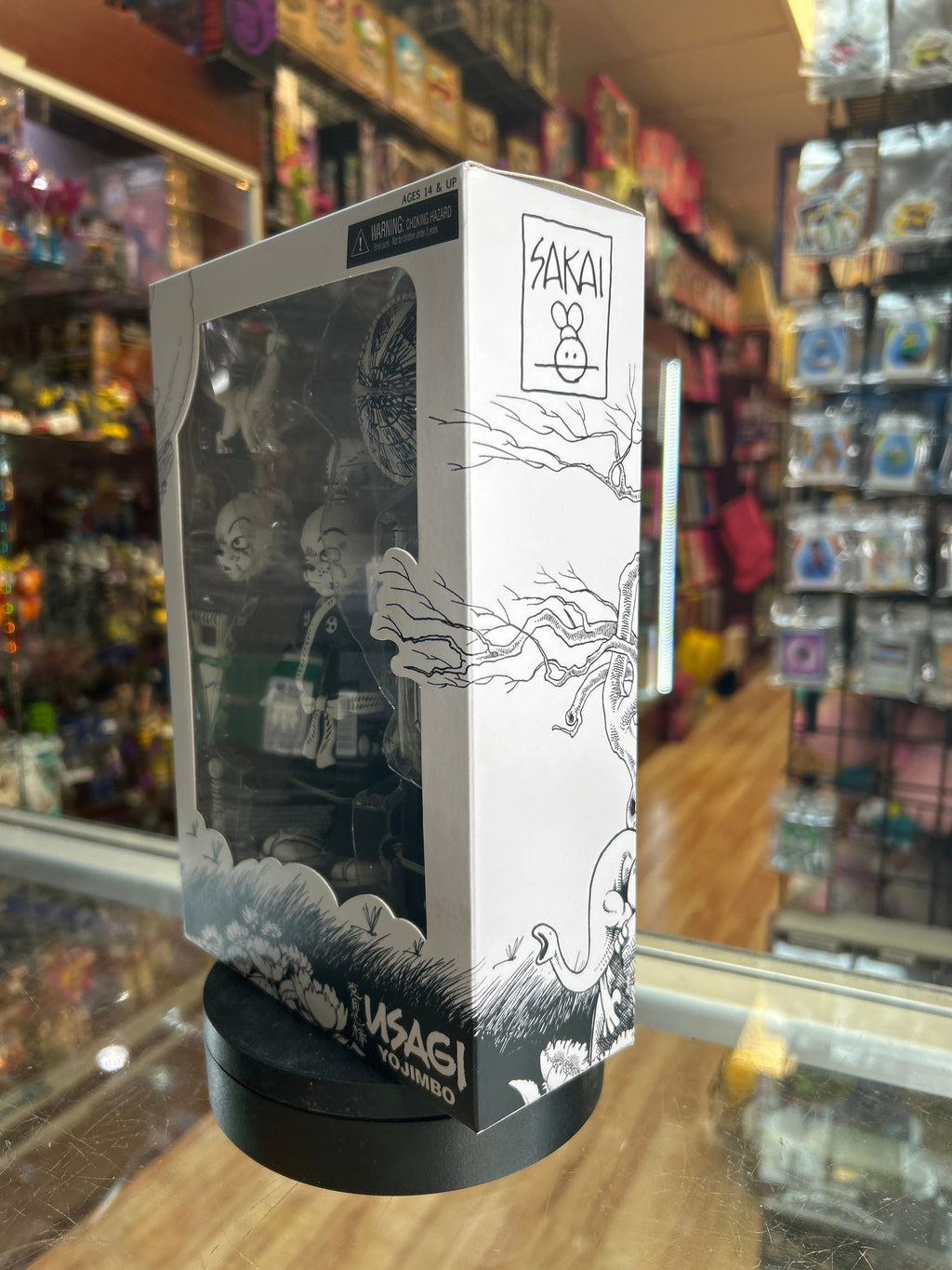 Sakai Usagi Yojimbo -Black White- (TMNT Ninja Turtles, NECA) SEALED product image 6, provided for visual reference and
