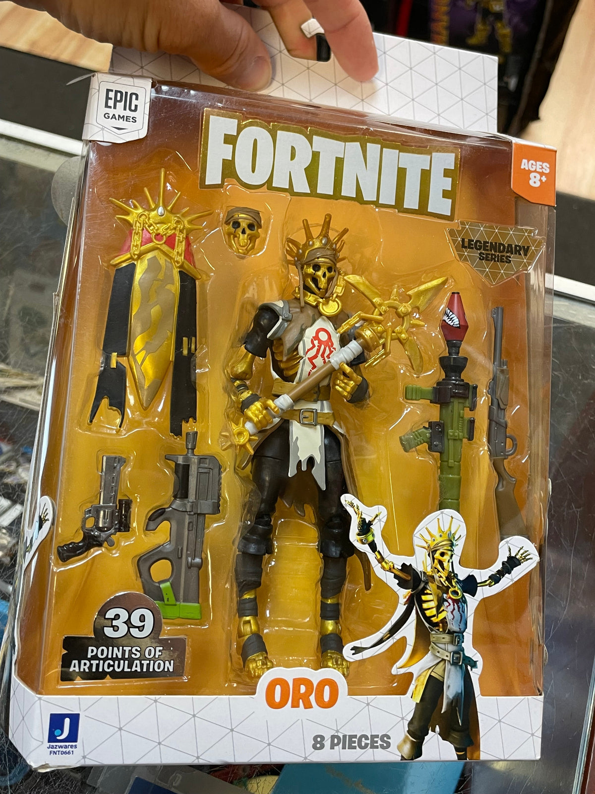 Oro (Fortnite Legendary, Jazwares) **SEALED** product image 6, provided for visual reference and product detail review