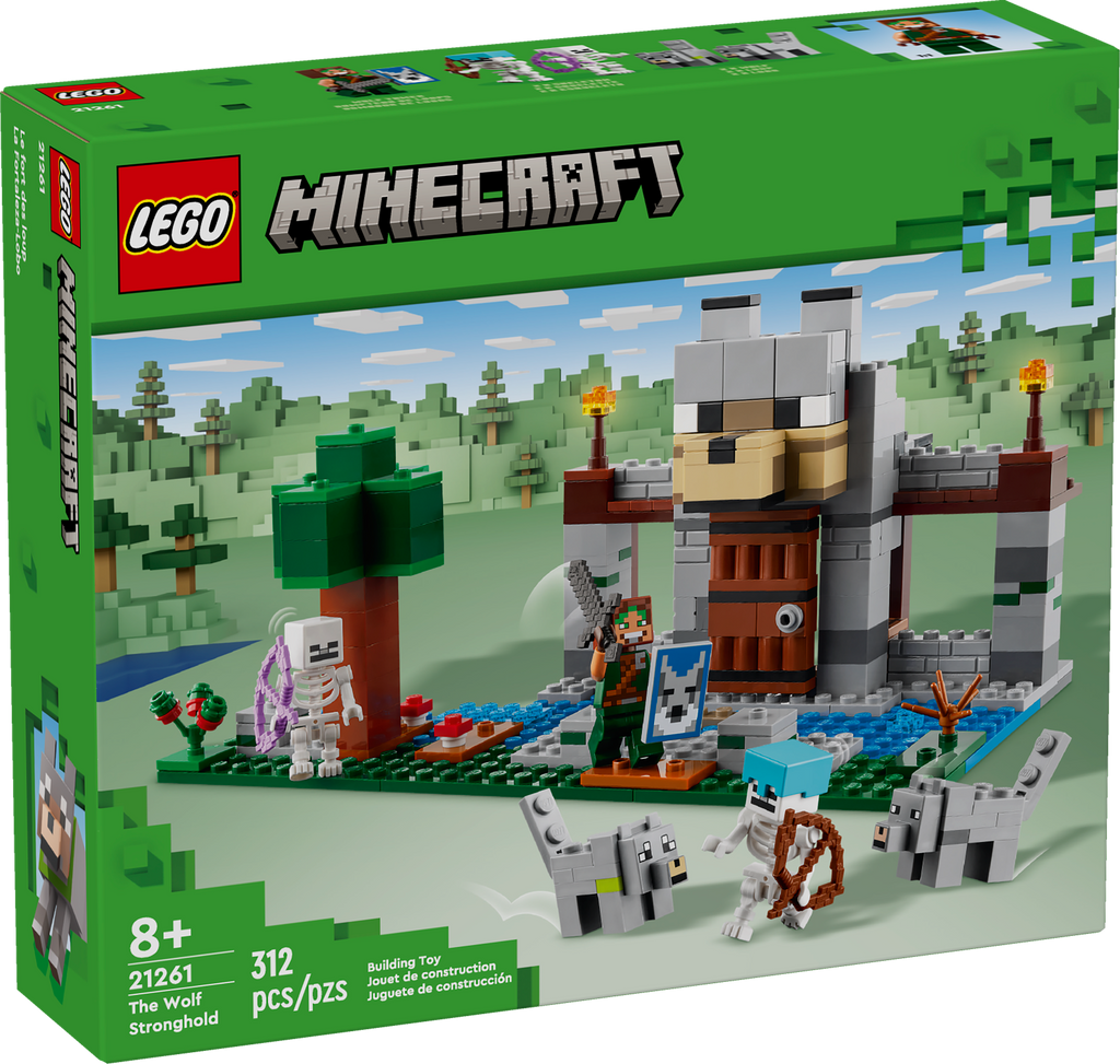 21261 LEGO Minecraft: The Wolf Stronhold product image 3, provided for visual reference and product detail review