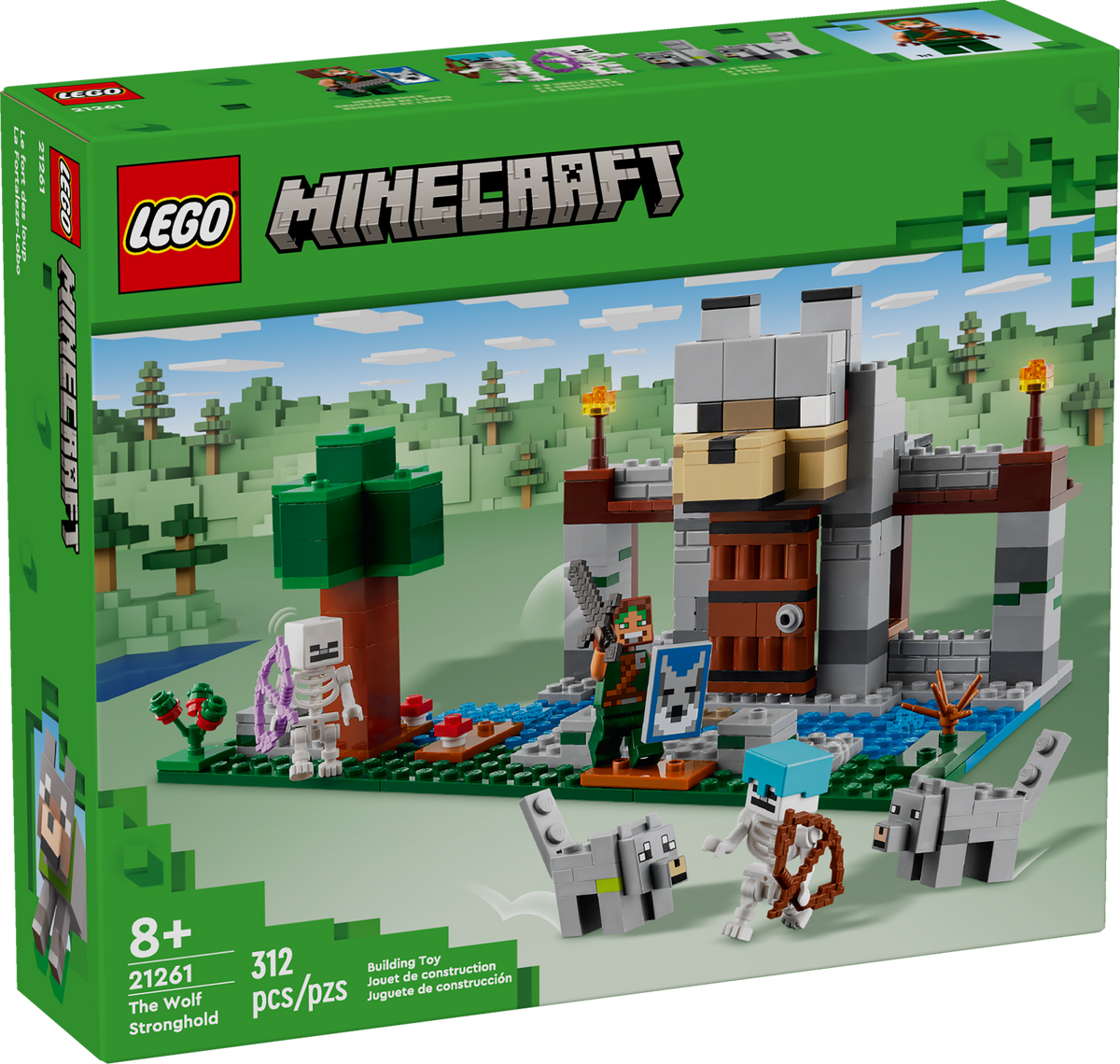 21261 LEGO Minecraft: The Wolf Stronhold product image 3, provided for visual reference and product detail review