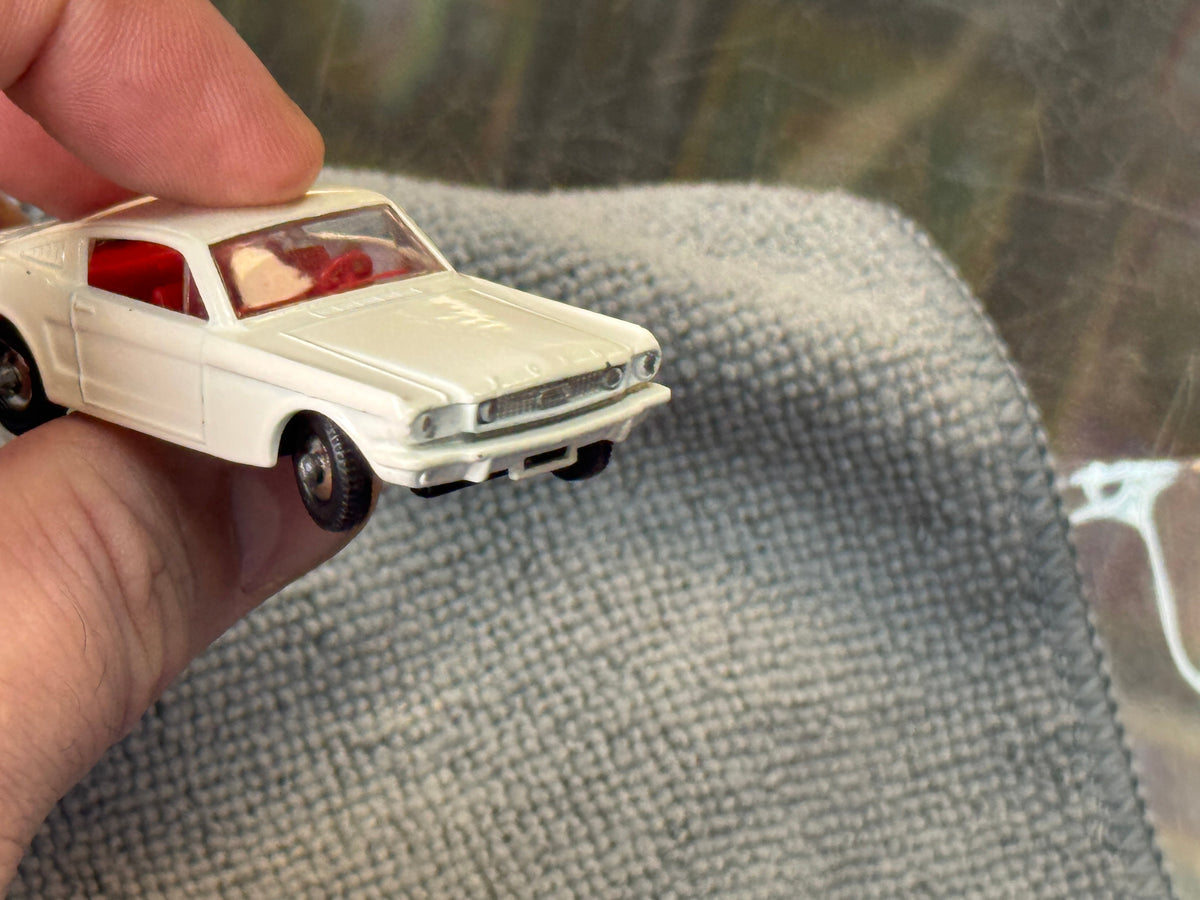 White Ford Mustang 8 Diecast (Vintage Matchbox, Lesney) product image 10, provided for visual reference and product detail