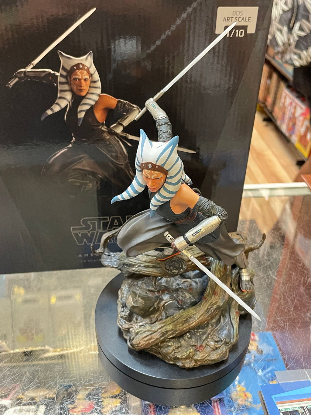 Ahsoka Tano 1/10 Polystone Statue BDS Art Scale (Star Wars, Iron Studios) COMPLETE product image 3, provided for visual