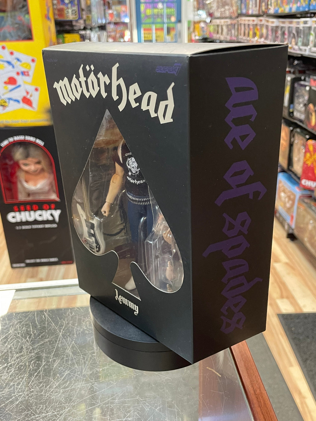 Lemmy (Motorhead, Super7 Ultimates) SEALED product image 4, provided for visual reference and product detail review