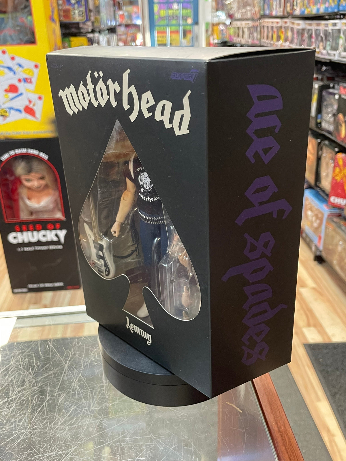 Lemmy (Motorhead, Super7 Ultimates) SEALED product image 4, provided for visual reference and product detail review