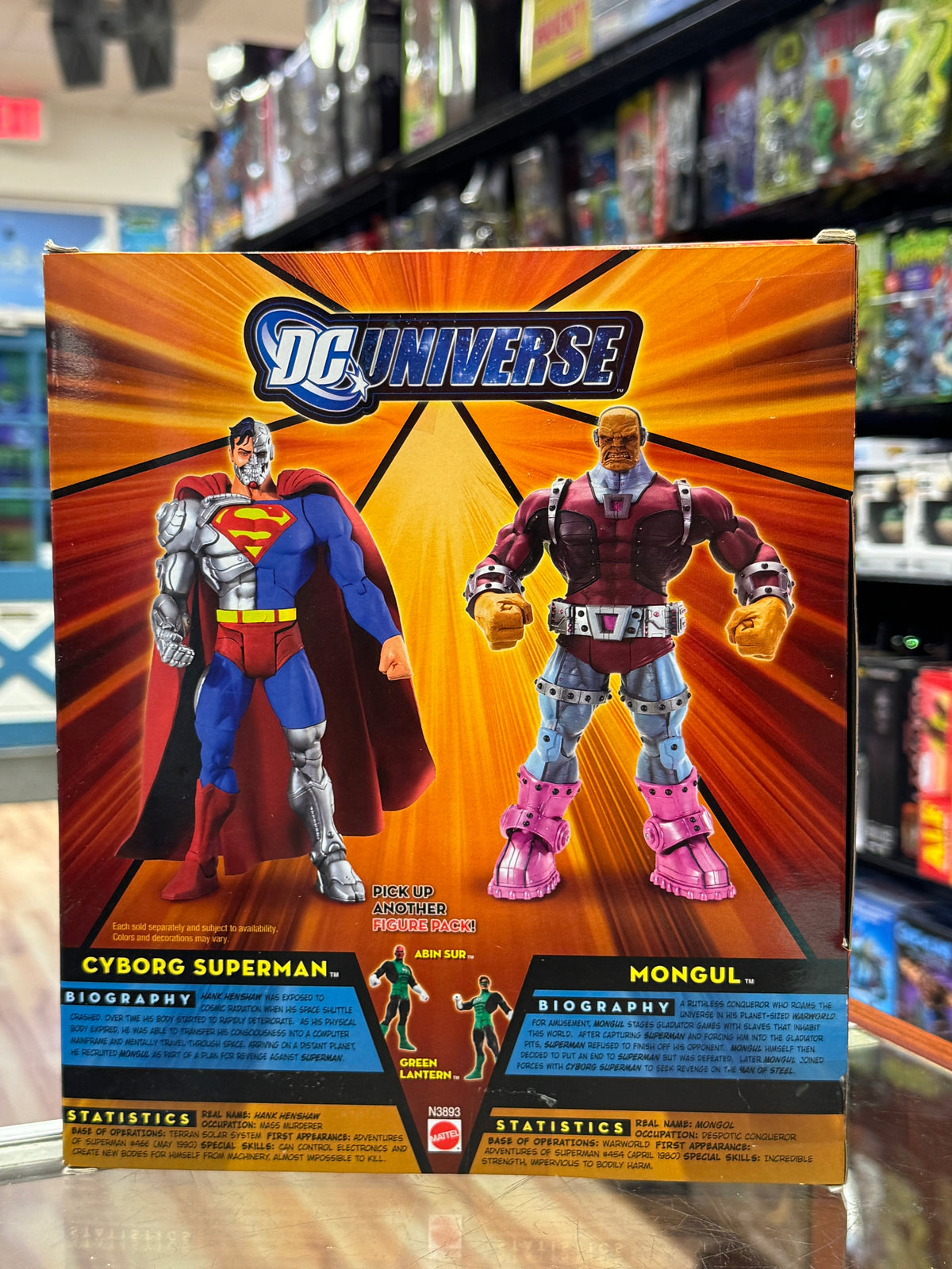 Cyborg Superman vs Mongul (DC Universe, Mattel) product image 4, provided for visual reference and product detail review