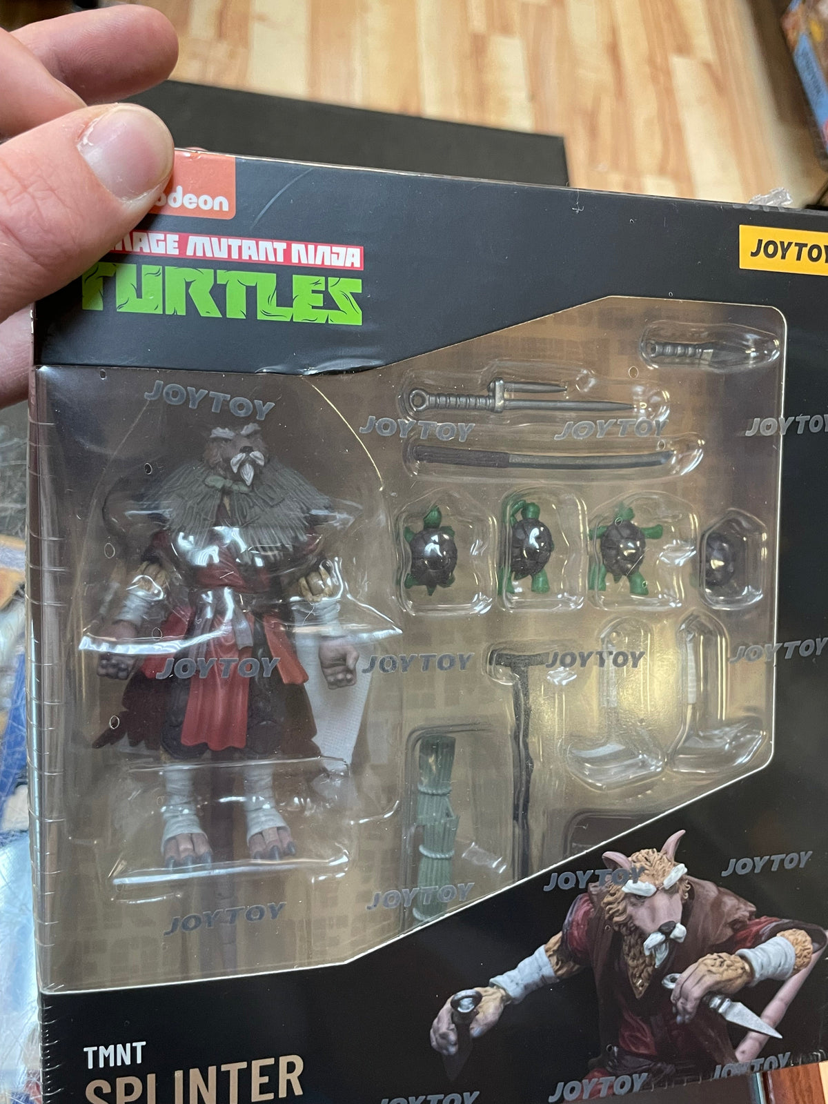 Splinter (Teenage Ninja Turtles, TMNT, JoyToy) SEALED product image 3, provided for visual reference and product detail