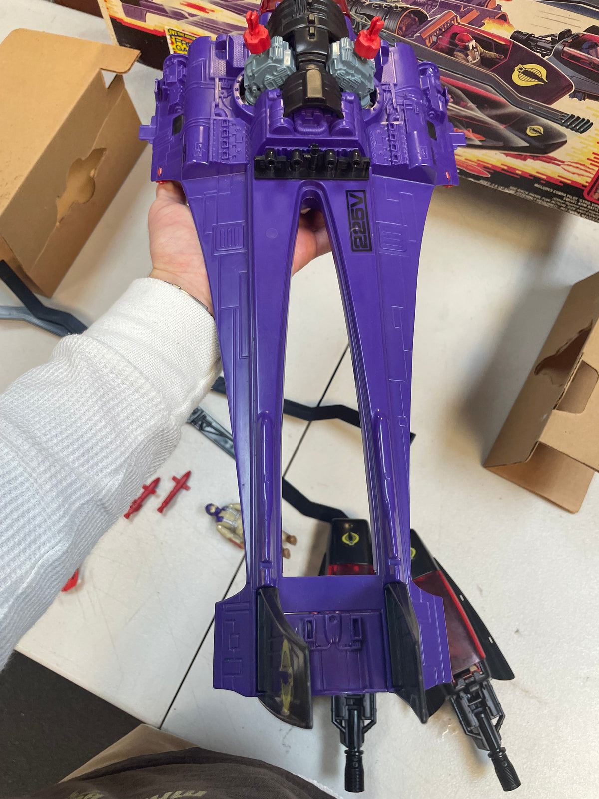 Mamba with Box (Vintage GI Joe, Hasbro) **COMPLETE** product image 49, provided for visual reference and product detail