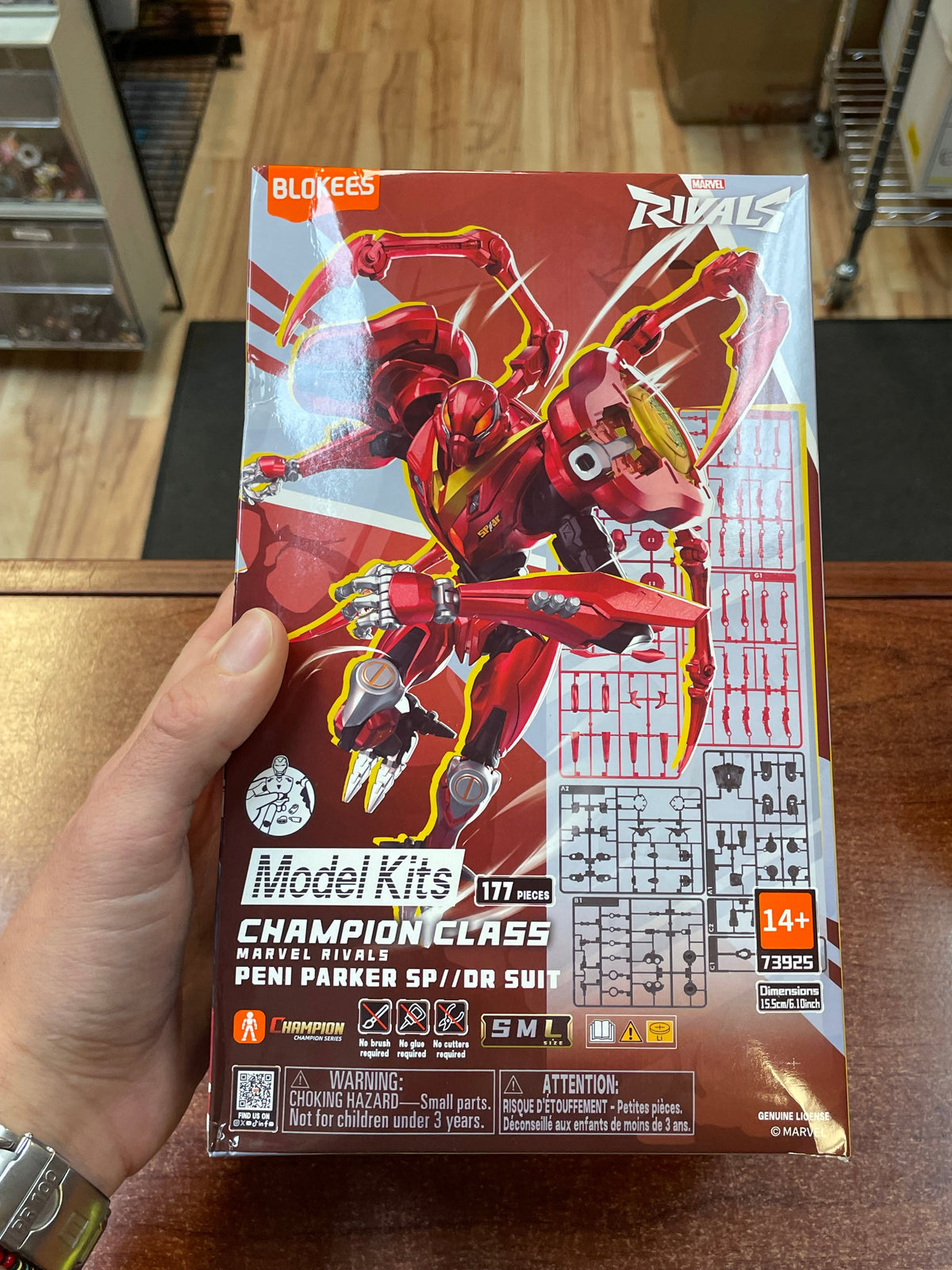 Peni Parker SP/DR Suit Marvel Rivals Champion Class (Marvel, Blokees) SEALED product image 5, provided for visual reference