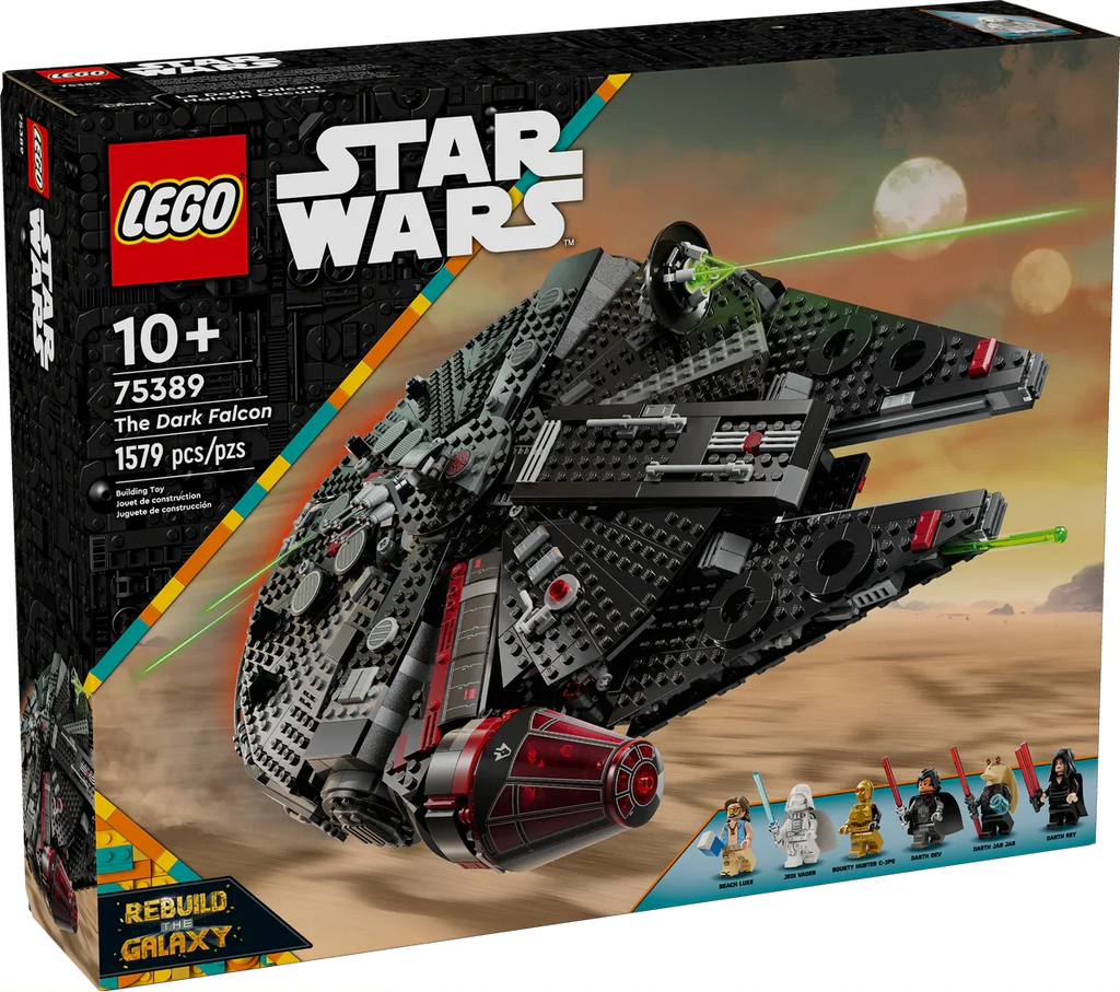 75389 The Dark Falcon (Open Box) (Sealed Bags) product image 3, provided for visual reference and product detail review