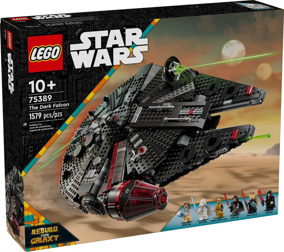 75389 The Dark Falcon (Open Box) (Sealed Bags) product image 3, provided for visual reference and product detail review