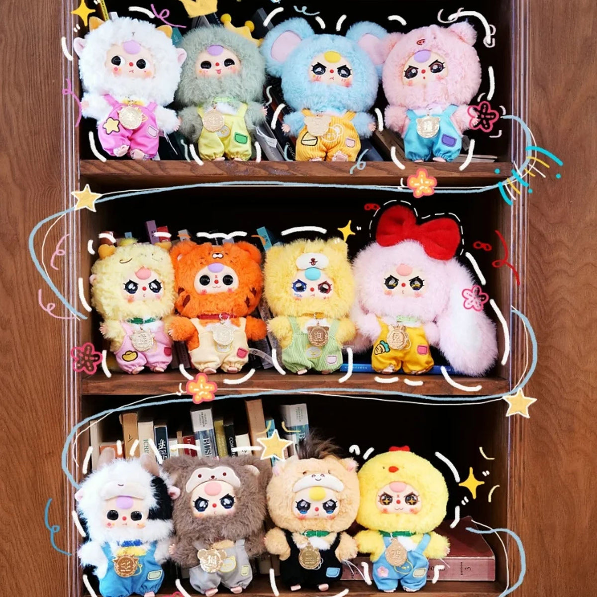 Twelve Zodiac V2 Plush Series (Baby Three, Blind Box product image 11, provided for visual reference and product detail