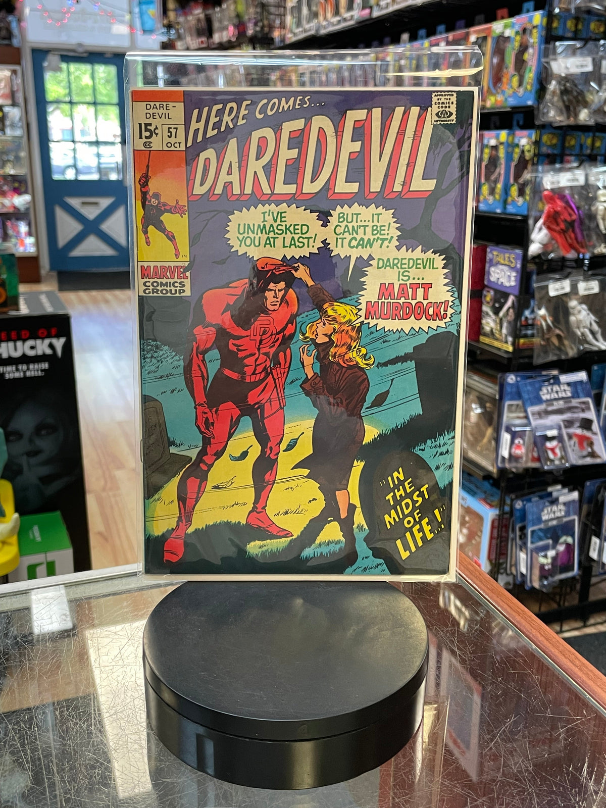 Daredevil #57 -Unmasked of Matt Murdock- (DC, Comics) Good product image 1, provided for visual reference and product detail