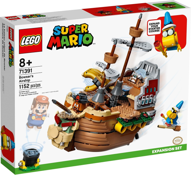 71391 LEGO Super Mario: Bowser’s Airship - Expansion Set (Retired) (Certified Complete)