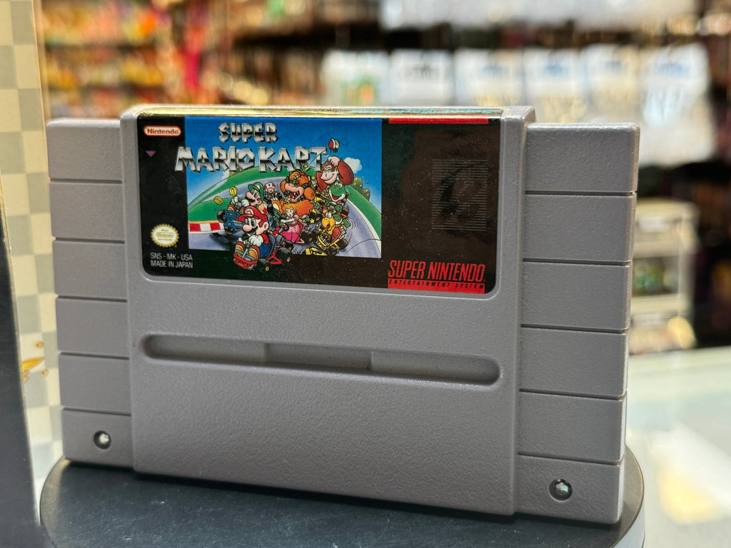 Super Mario Kart with Manual (Nintendo SNES, Video Game) Tested Working product image 2, provided for visual reference and
