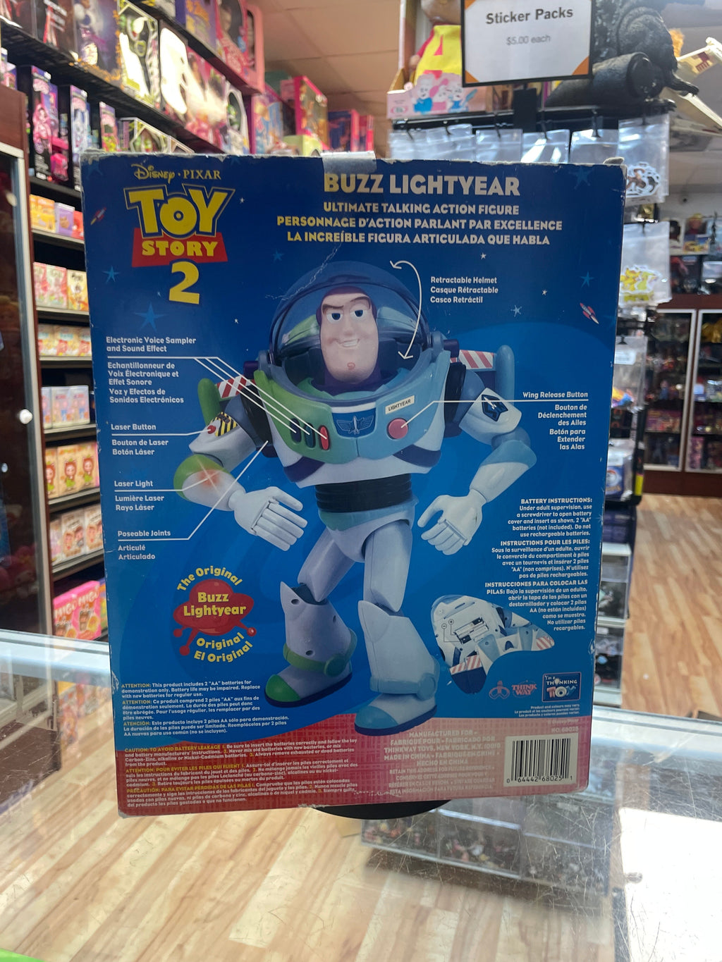 Buzz lightyear (Thinking Toy, Vintage Toy Story) **NEW** product image 4, provided for visual reference and product detail