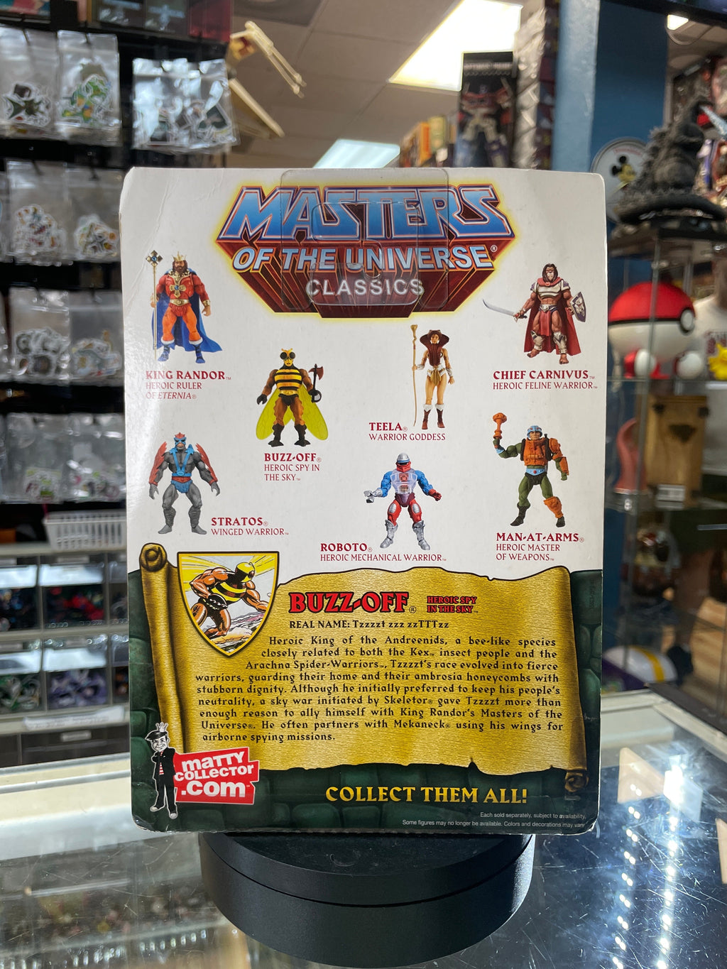 Buzz Off (MOTU Classics, Mattel) **SEALED** product image 4, provided for visual reference and product detail review