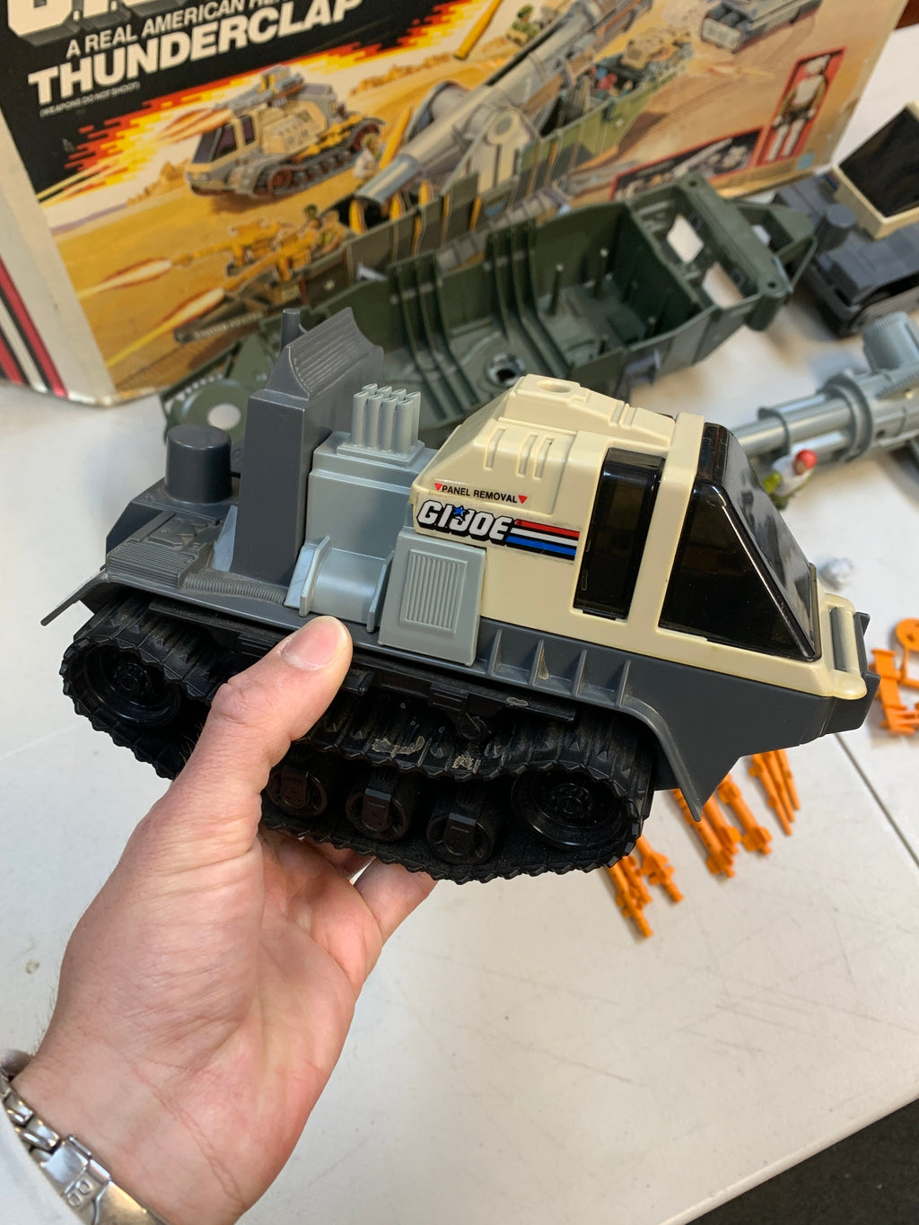 Thunder Clap with Box (Vintage GI Joe, Hasbro) **COMPLETE** product image 23, provided for visual reference and product