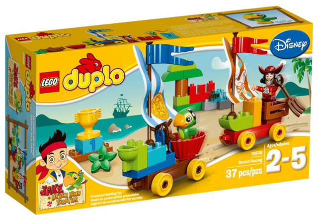 10539 DUPLO Beach Racing (Retired) (Certified Complete) product image 1, provided for visual reference and product detail