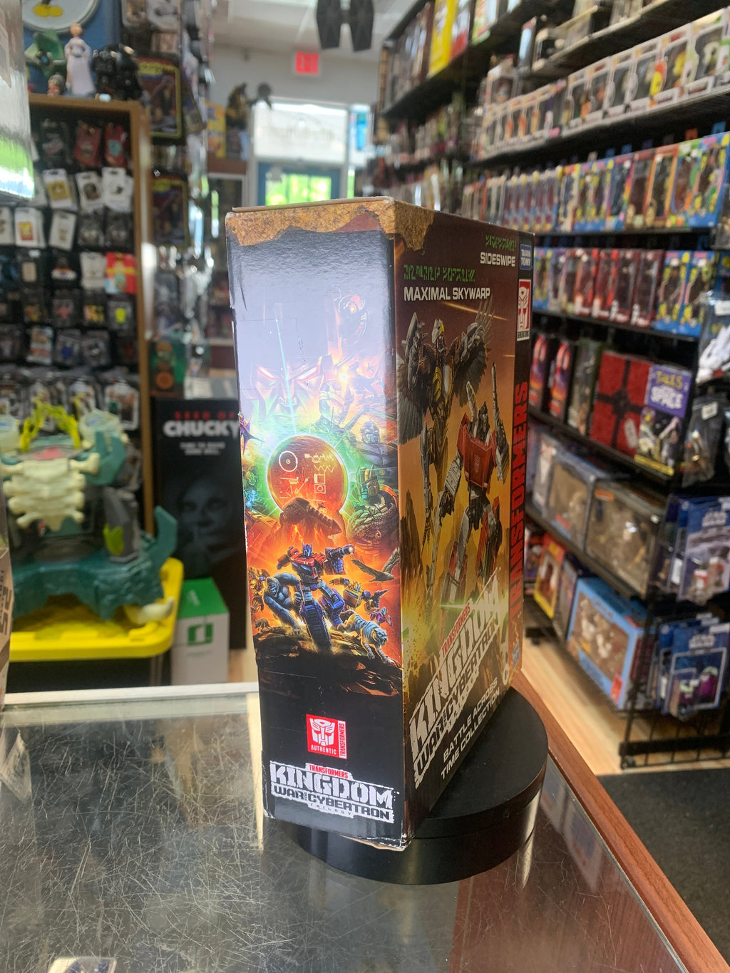 Sideswipe & Skywarp -Deluxe Class- (Transformers WFC Kingdom, Hasbro) **SEALED** product image 2, provided for visual