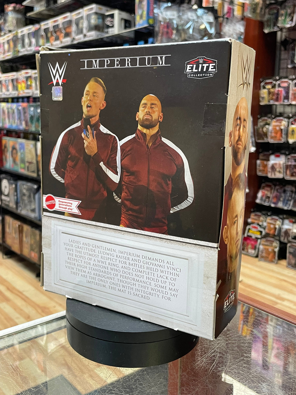 Imperium -Vinci & Kaiser- (WWE Elite, Mattel) **SEALED** product image 3, provided for visual reference and product detail