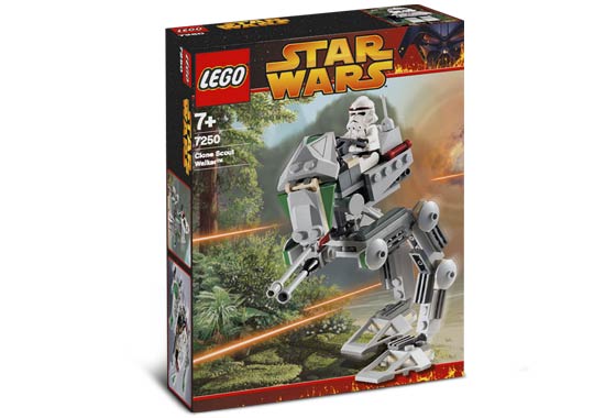 7250 LEGO Star Wars Clone Scout Walker (Retired) (Certified Complete) product image 1, provided for visual reference and