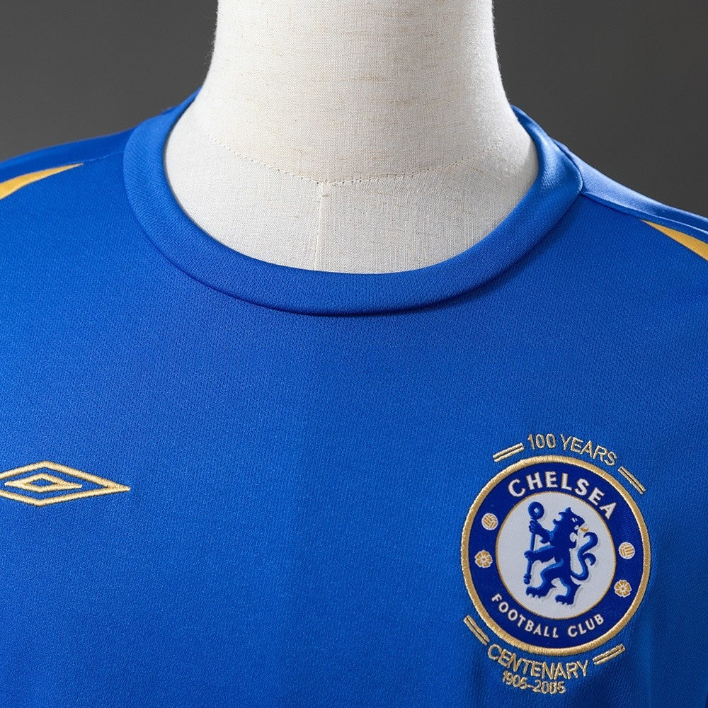 Chelsea Jersey 2005-06 Home Retro Football Kit product image 7