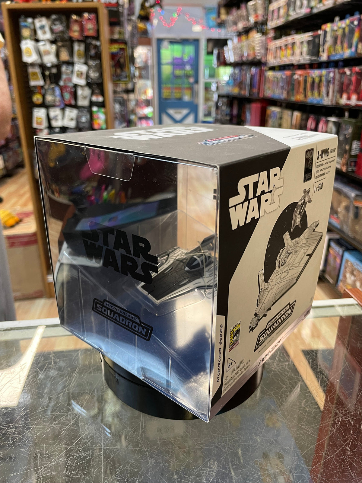 Storyboard A-Wing Fighter -SDCC 2023- 1/500 (Star Wars Micro Galaxy Squadron, Jazwares) **SEALED** product image 4, provided