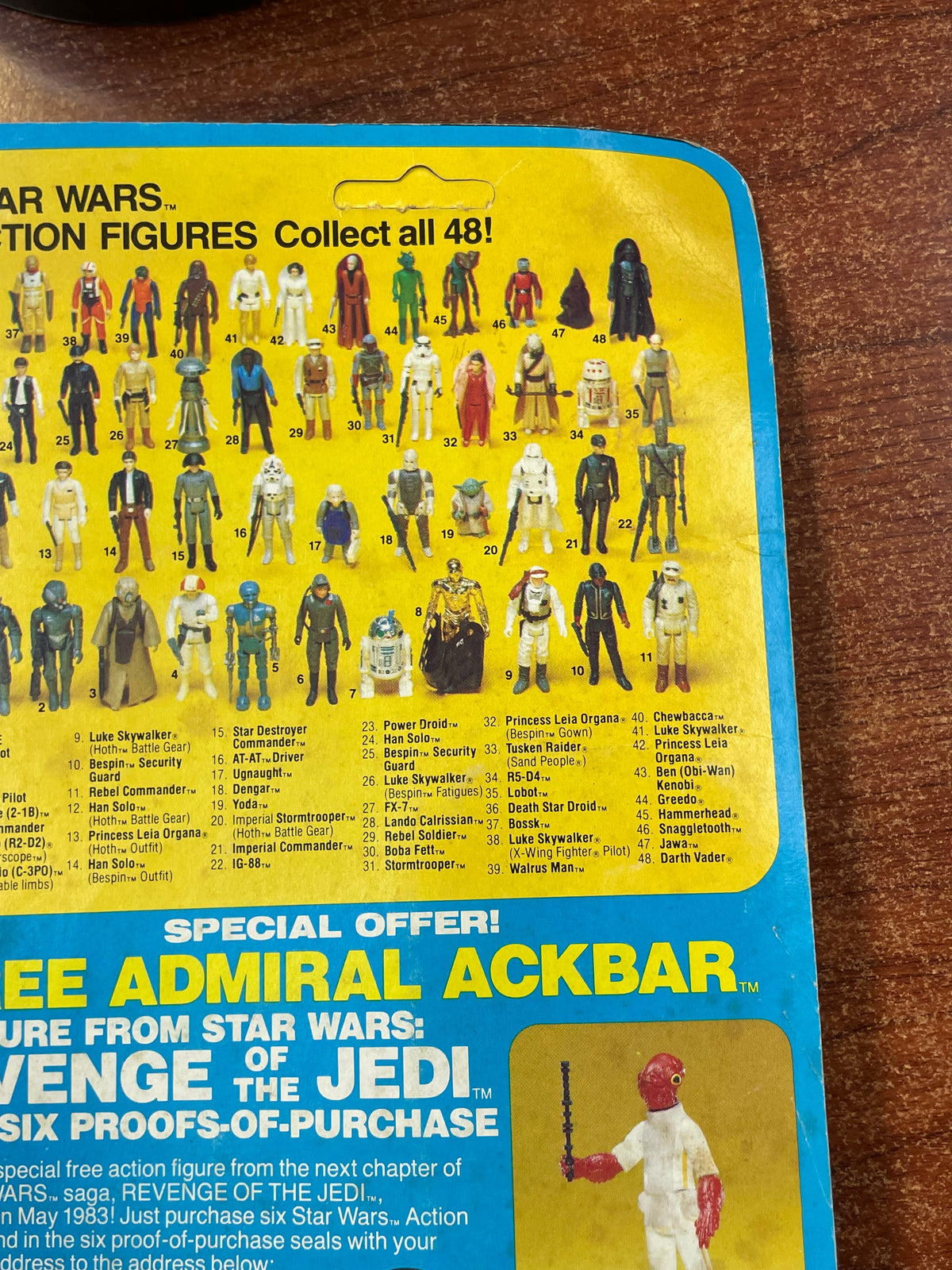 Zuckuss ESB 9507 (Vintage Star Wars, Kenner) **SEALED** product image 25, provided for visual reference and product detail