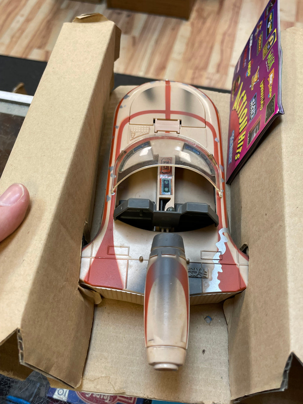 Shift Action Landspeeder (Vintage Star Wars, Power of the Force) **SEALED** product image 4, provided for visual reference