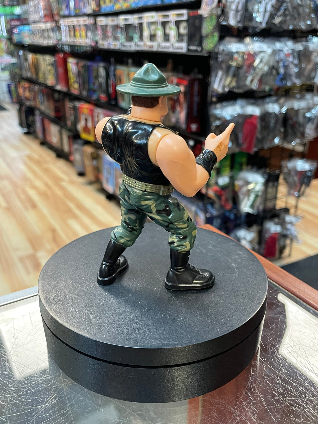 Sgt Slaughter 9185 (Vintage WWF WWE, Hasbro) **COMPLETE** product image 3, provided for visual reference and product detail