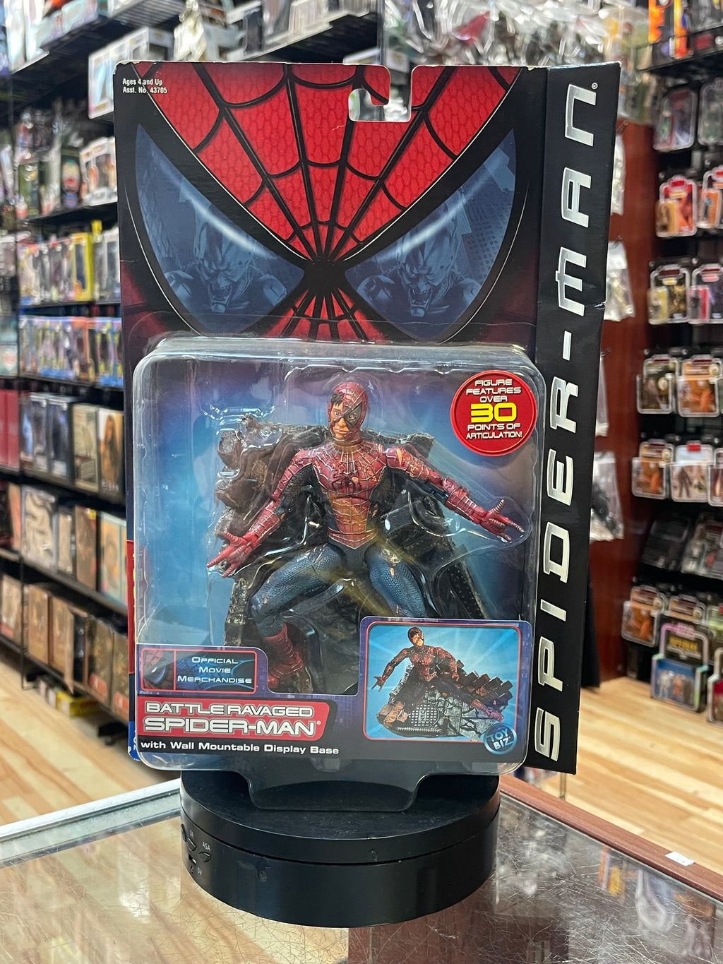 Battle Ravaged Spider-Man Series 1 (Vintage Spider-Man, Toy Biz) SEALED product image 1, provided for visual reference and