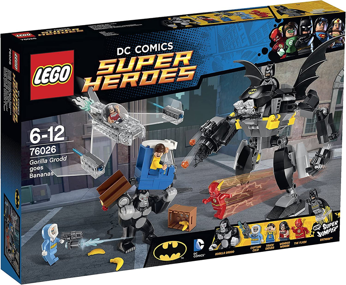 76026 Superheroes Gorilla Grodd Goes Bananas (Retired) (New Sealed) product image 1, provided for visual reference and