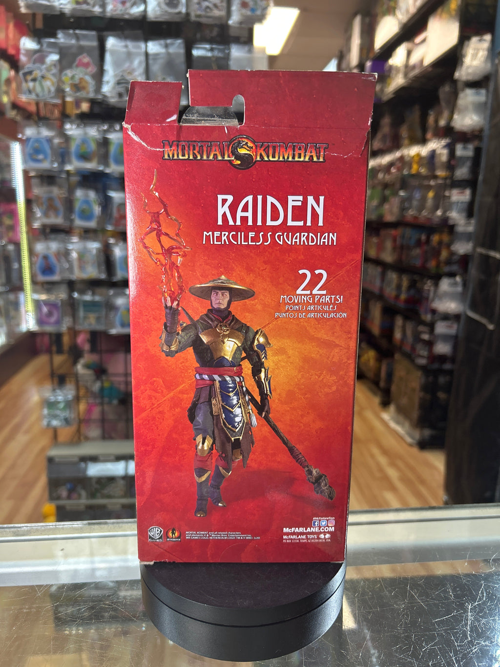 Raiden Merciless Guardian (Mortal Kombat, McFarlane Toys) product image 4, provided for visual reference and product detail
