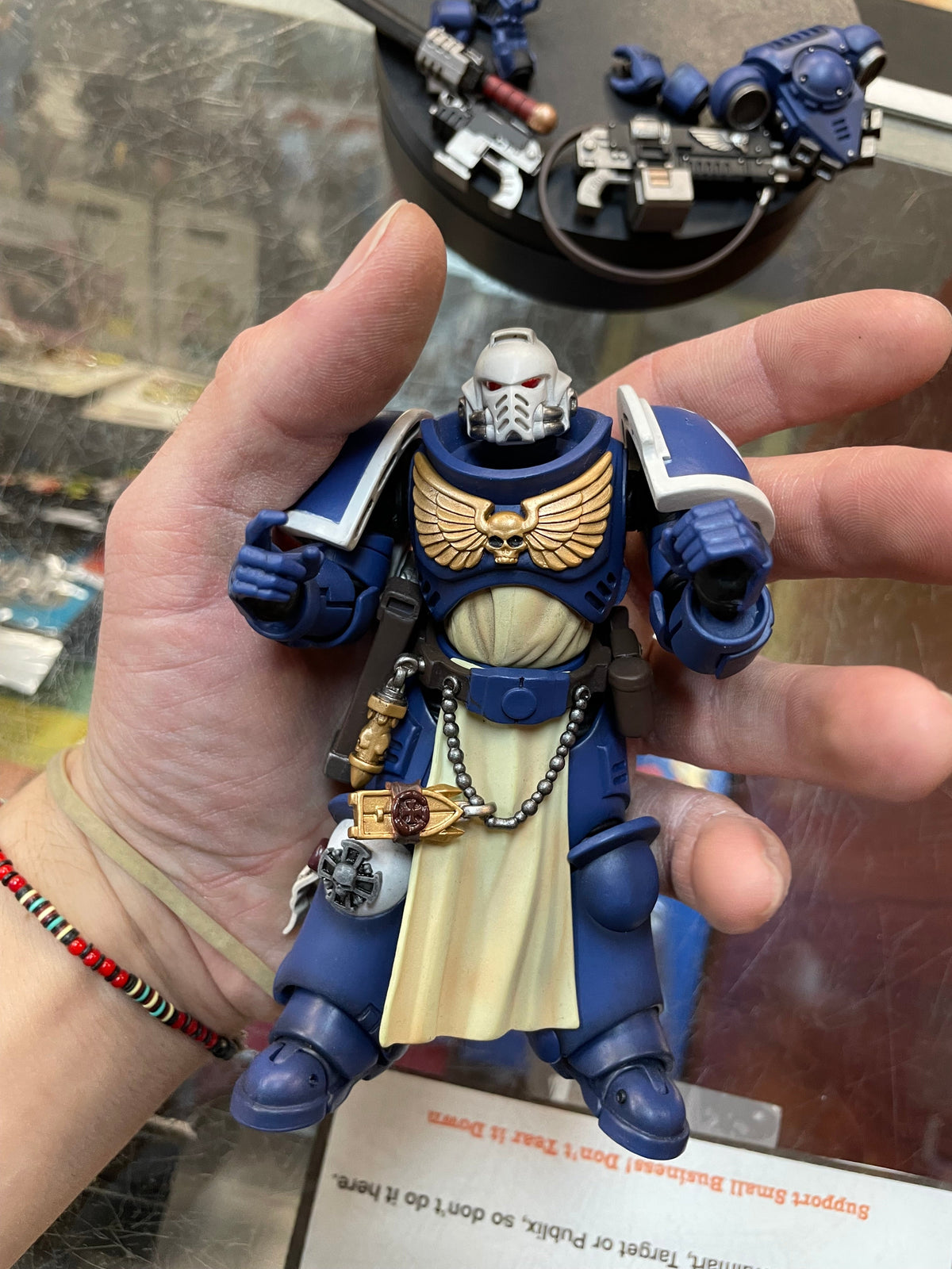 Ultramarines Sternguard Veteran (Warhammer 40K, Joytoy) **COMPLETE** product image 9, provided for visual reference and
