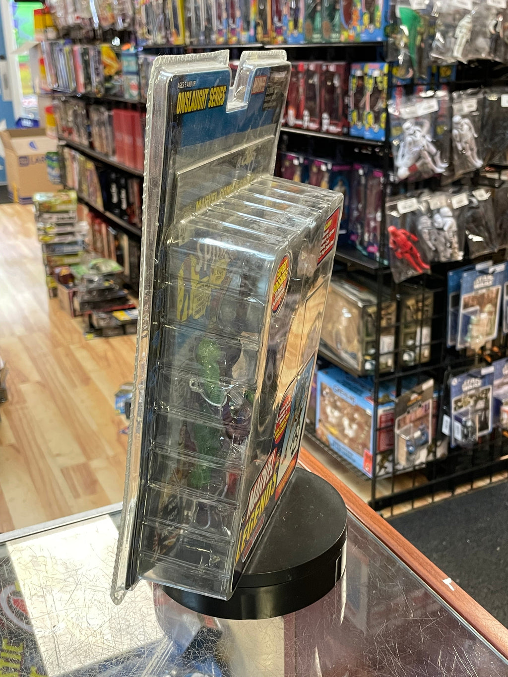 Green Goblin -BAF Onslaught- (Vintage Marvel Legends, Toybiz) *SEALED* product image 4, provided for visual reference and