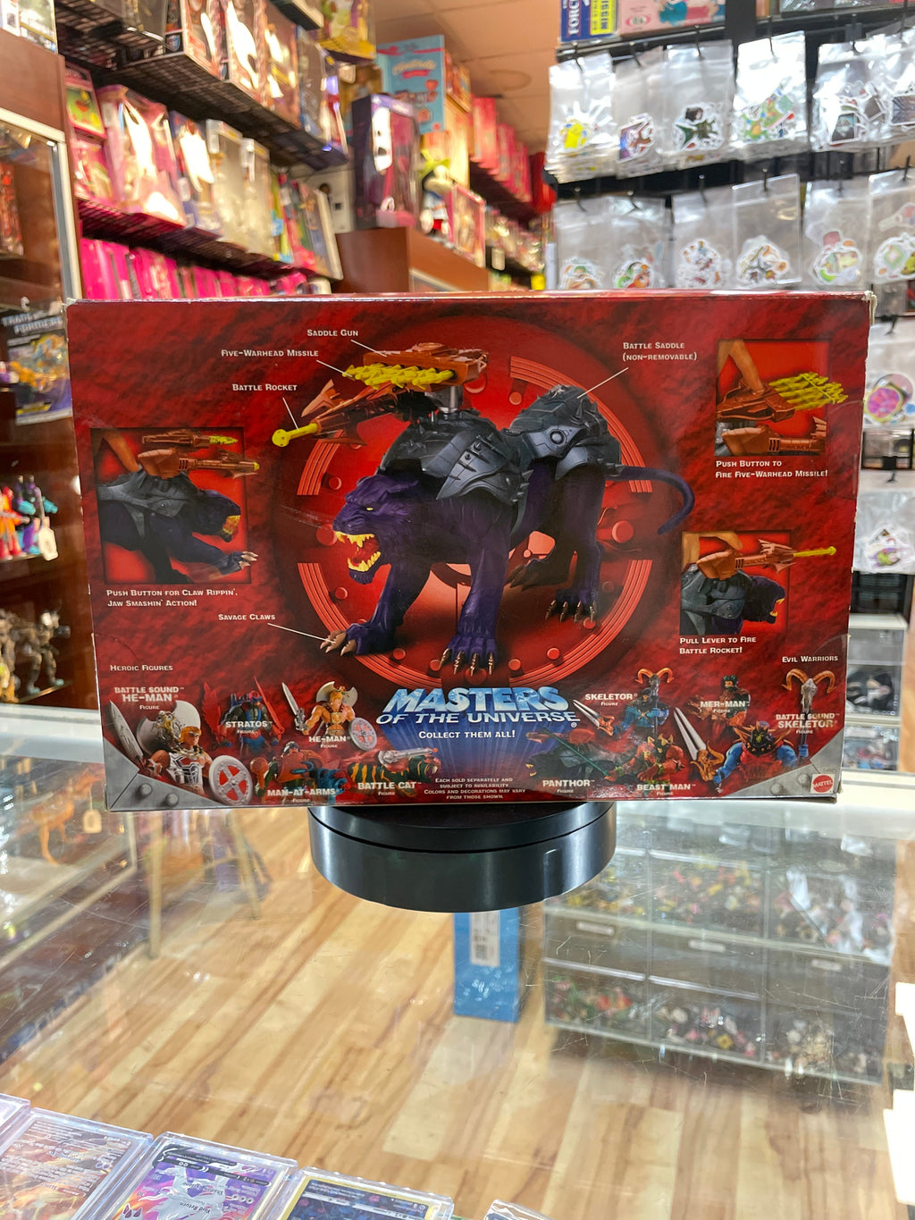 Panthor Evil Savage Cat (Vintagw MOTU 200x, Mattel) Sealed product image 4, provided for visual reference and product detail