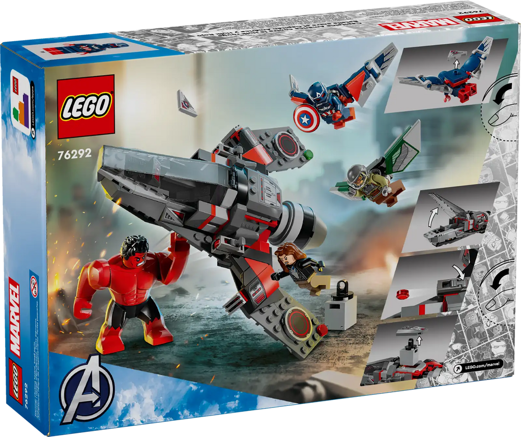 76292 Marvel Captain America vs. Red Hulk Battle product image 3, provided for visual reference and product detail review
