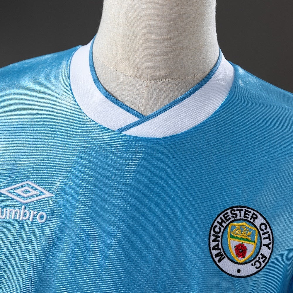 Manchester City Jersey 1986-87 Home Retro Football Kit product image 6