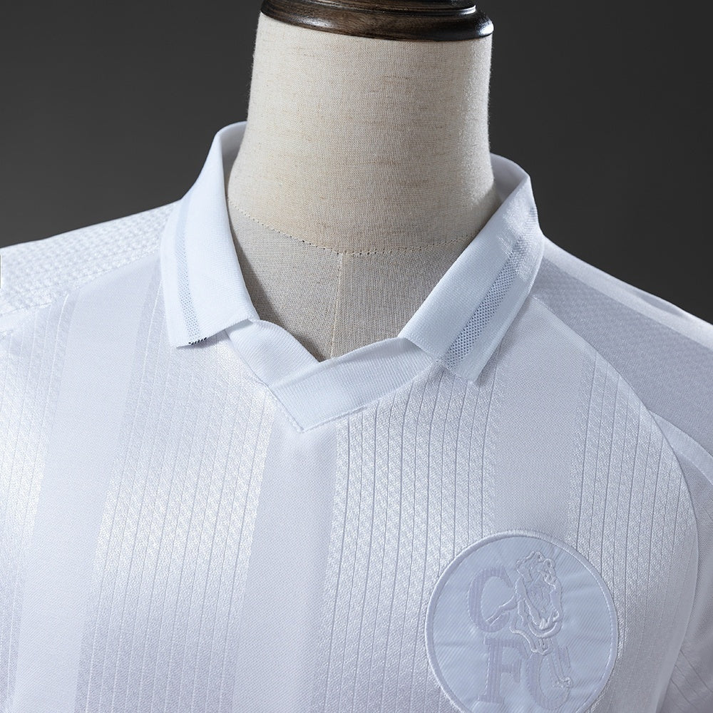 Chelsea White Jersey 1998-00 Retro Football Kit Soccer Shirt product image 6