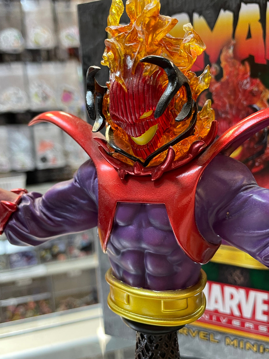 Dormammu Mini Bust (Marvel, Bowen Designs) product image 3, provided for visual reference and product detail review