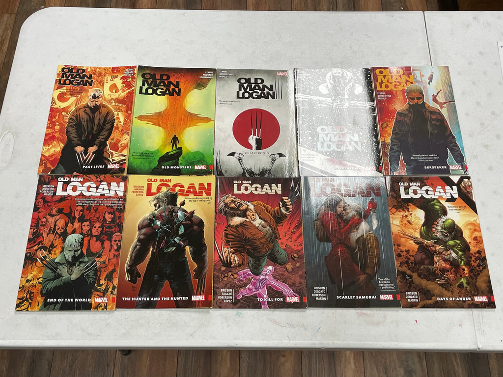Old Man Logan Volumes #1-10 (Marvel TPB, Paperback) **FULL RUN** product image 1, provided for visual reference and product
