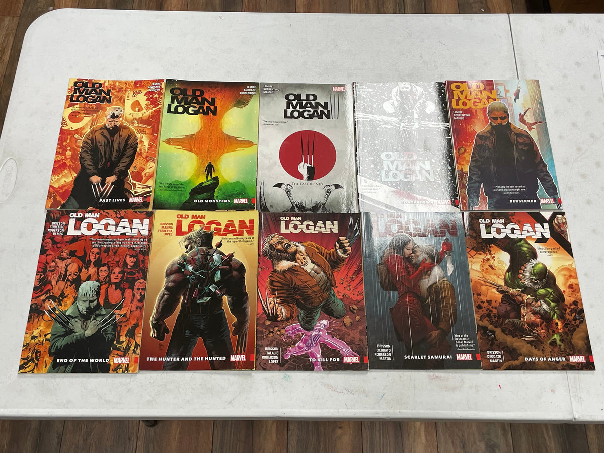 Old Man Logan Volumes #1-10 (Marvel TPB, Paperback) **FULL RUN** product image 1, provided for visual reference and product