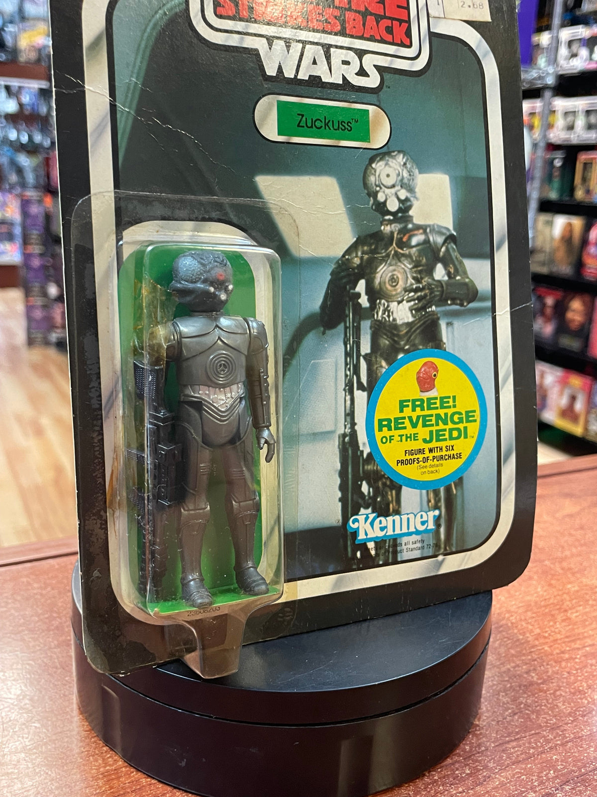 Zuckuss ESB 9507 (Vintage Star Wars, Kenner) **SEALED** product image 4, provided for visual reference and product detail