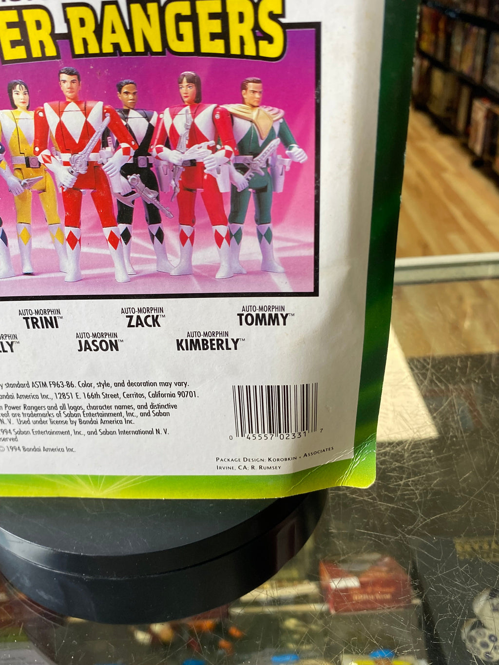 Pete & Repeat Evil Space Aliens (Vintage MMPR Power Rangers, Bandai) SEALED product image 14, provided for visual reference