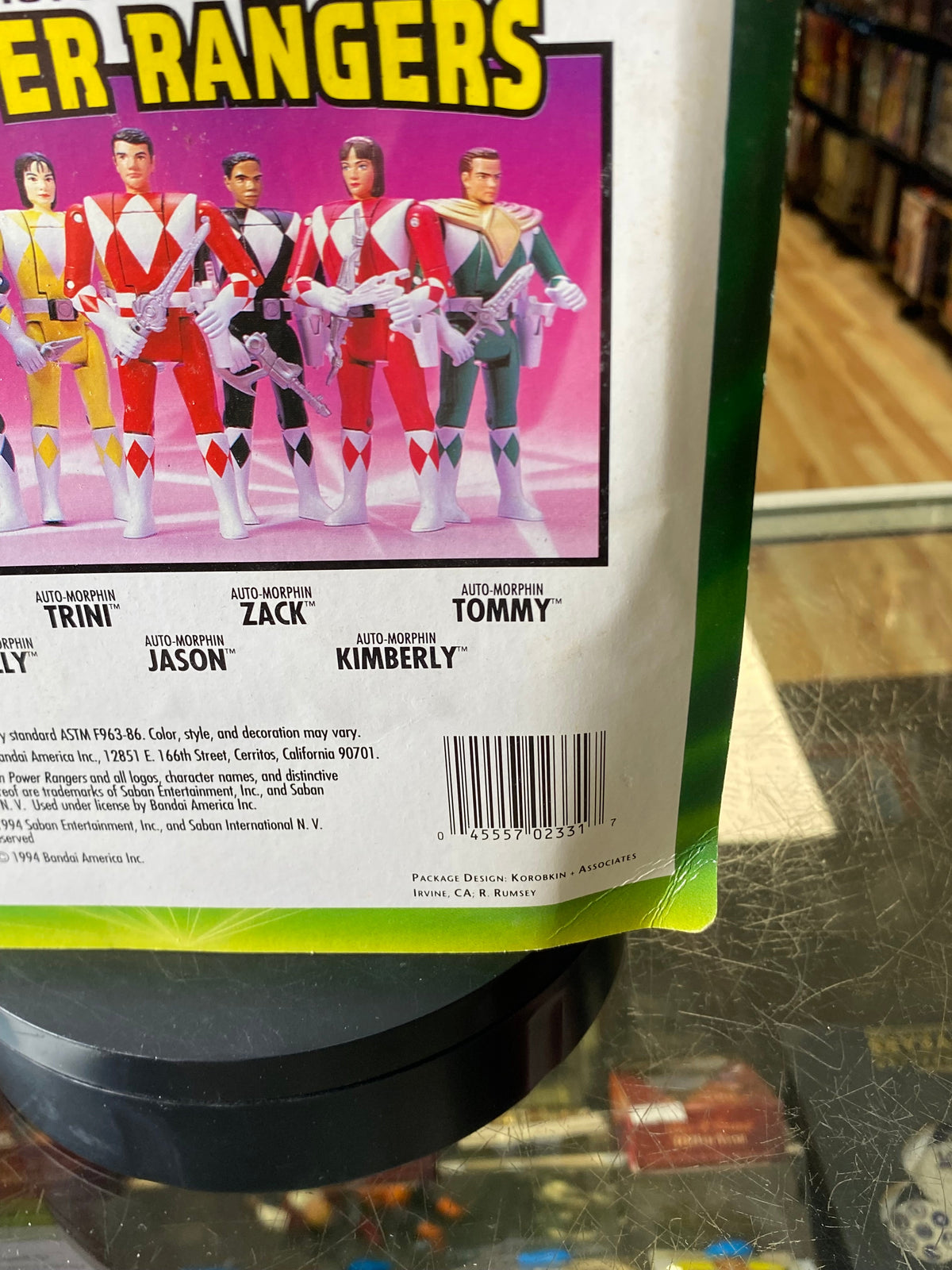 Pete & Repeat Evil Space Aliens (Vintage MMPR Power Rangers, Bandai) SEALED product image 14, provided for visual reference