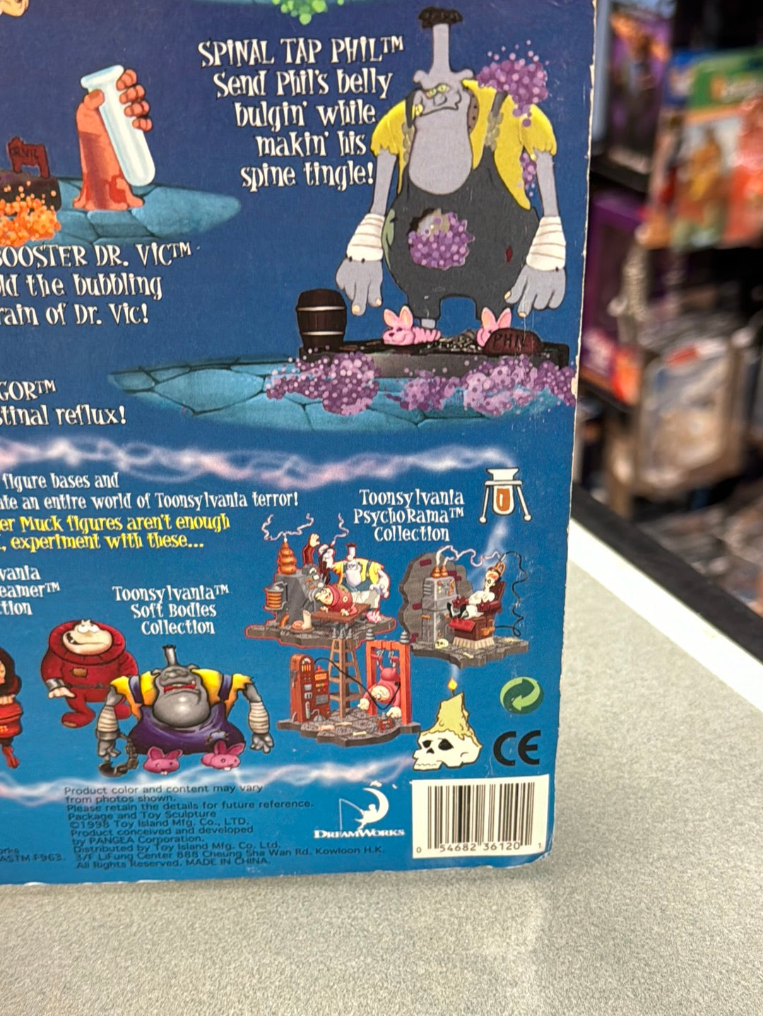 Spinal Tap Phil (Vintage Toonsylvania, Toy Island) SEALED product image 16, provided for visual reference and product detail