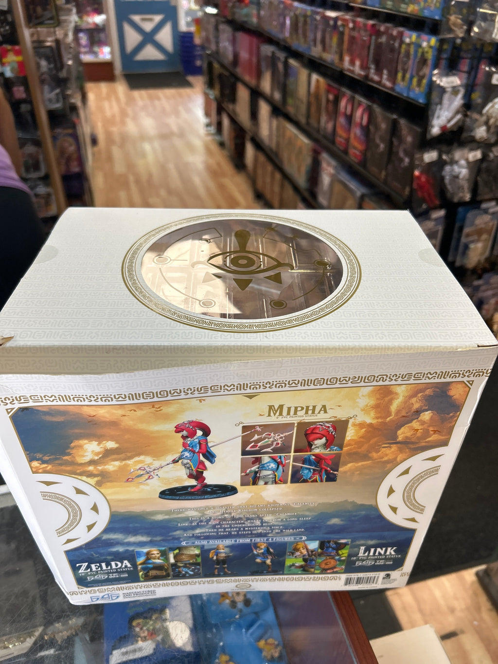 Mipha 11” PVC Statue (The legend Of Zelda, First 4 Figures) **SEALED** product image 7, provided for visual reference and